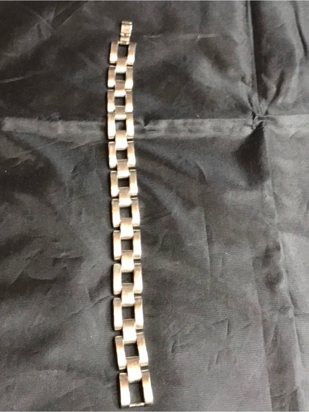 Men's Silver Link Bracelet - Classic Steel Chain